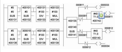 电动执行器（电动执行机构）无伺服控制梯形图程序